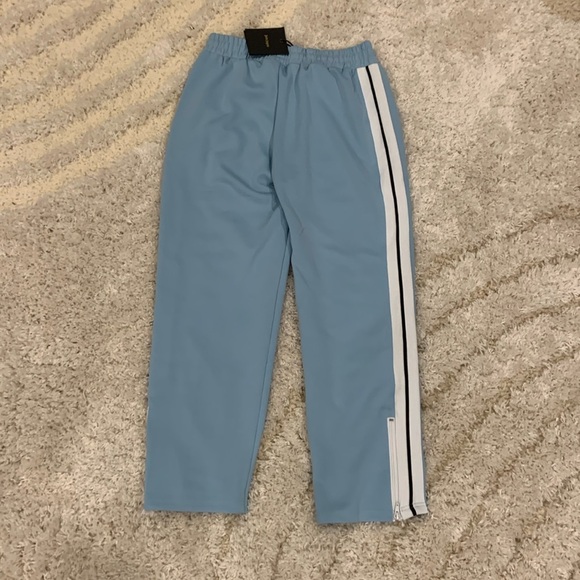 Palm Angels Classic Logo Tracksuit Striped Sweatpants Blue Mens Size Large - Picture 2 of 2
